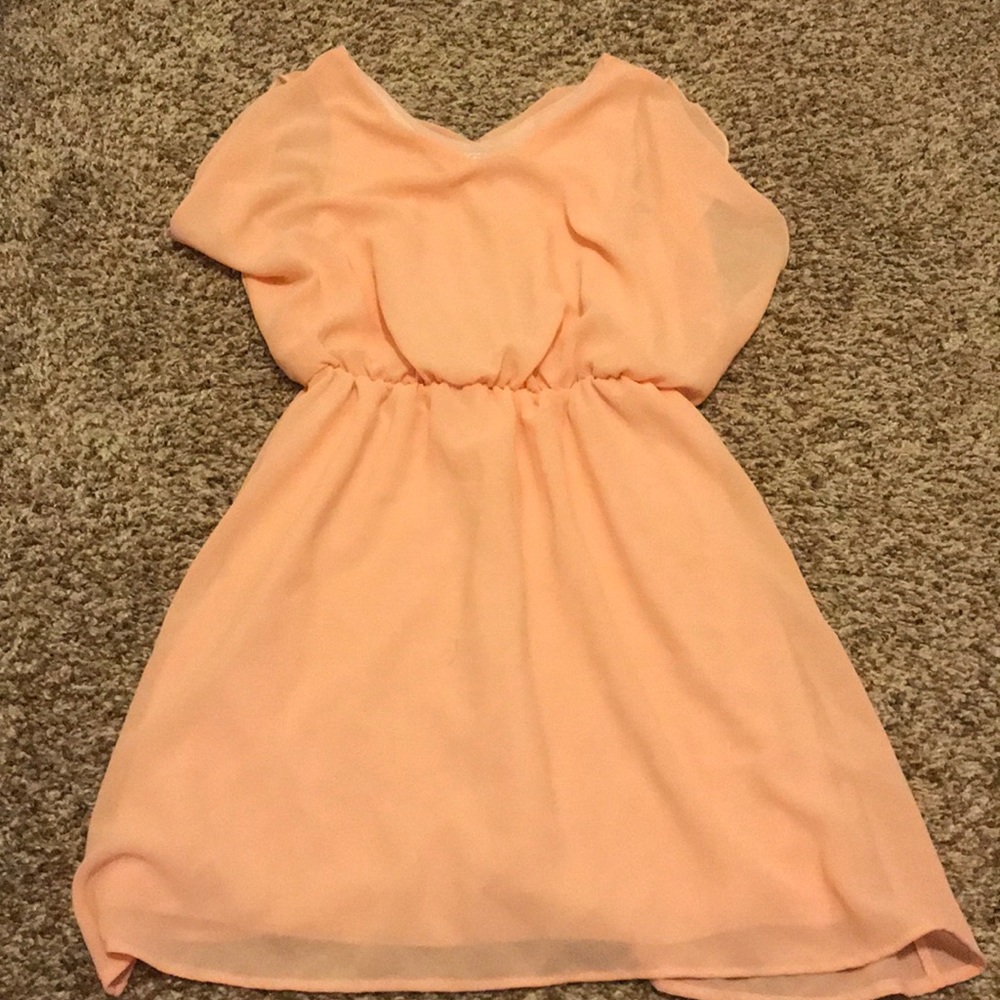 Girls Medium pink dress